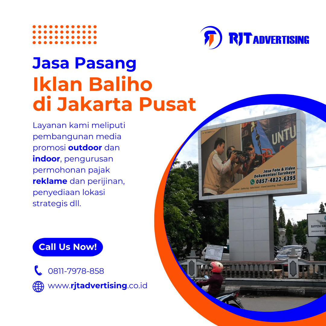 Jasa Pasang Iklan Baliho di Jakarta Pusat