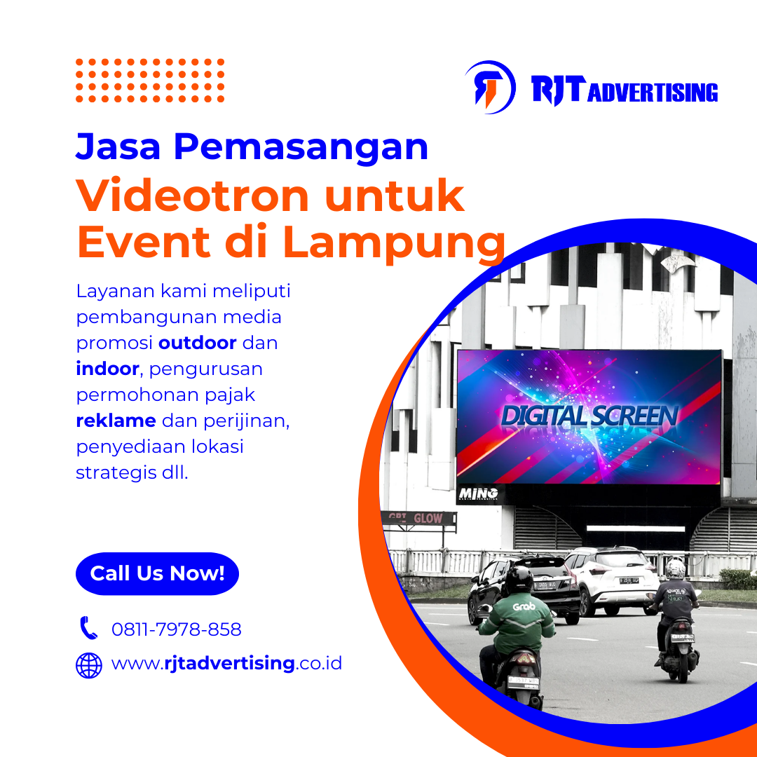 Jasa Pemasangan Videotron untuk Event di lampung